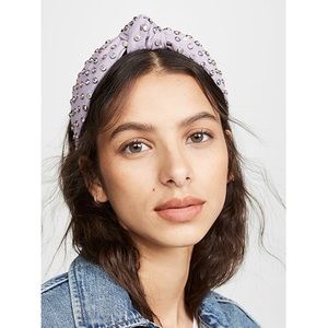 Lele Sadoughi Lilac Crystal Headband